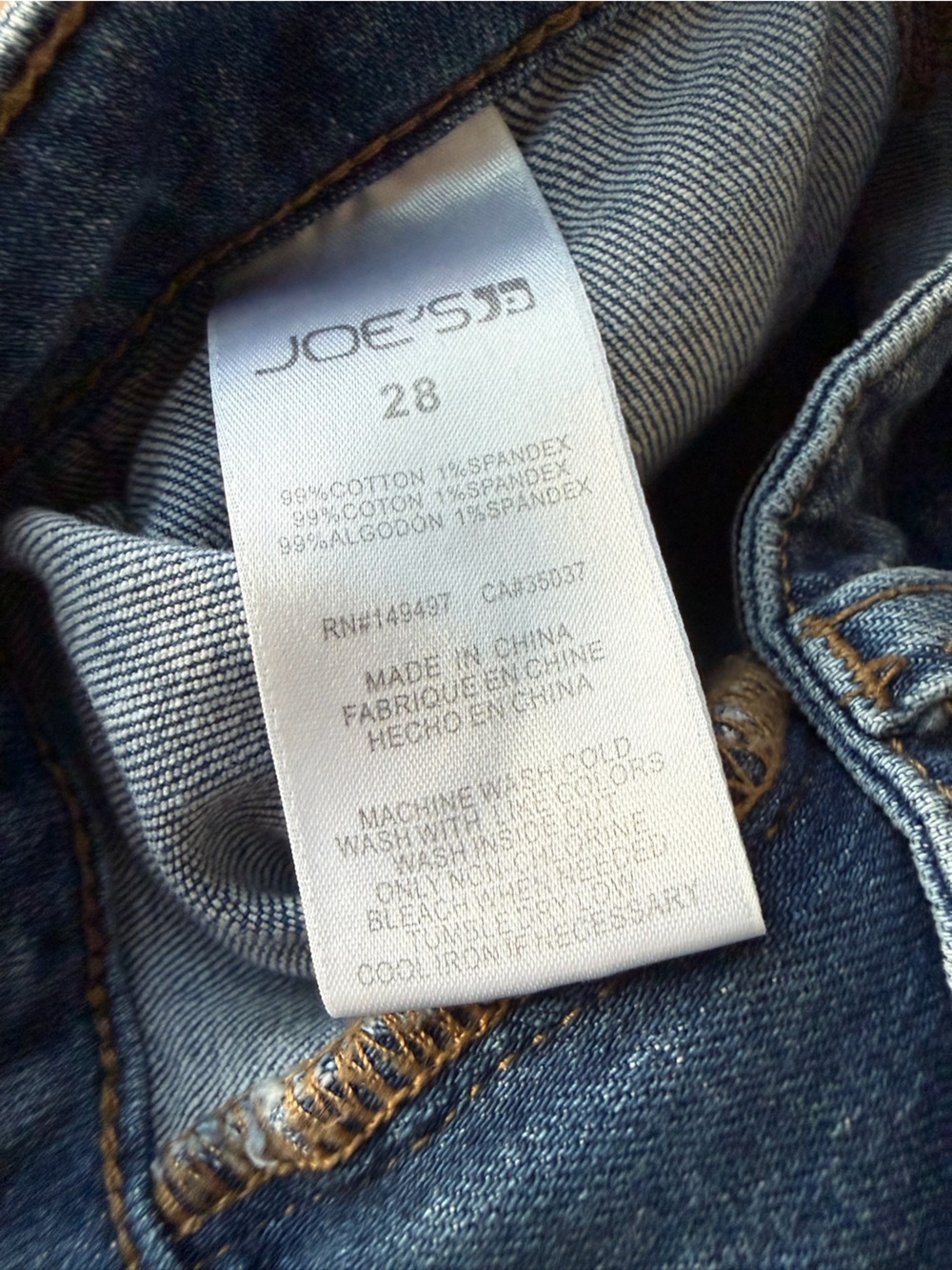 Joe’s Jeans The Honor Crop High-Rise Vintage Straight 90s Utility Jeans Size 28 - Picture 6 of 8